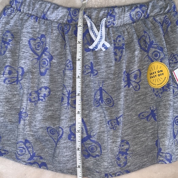 NWT Cat & Jack Scooter Skort XS Gray w/ Butterflies 4/5 - Picture 7 of 7